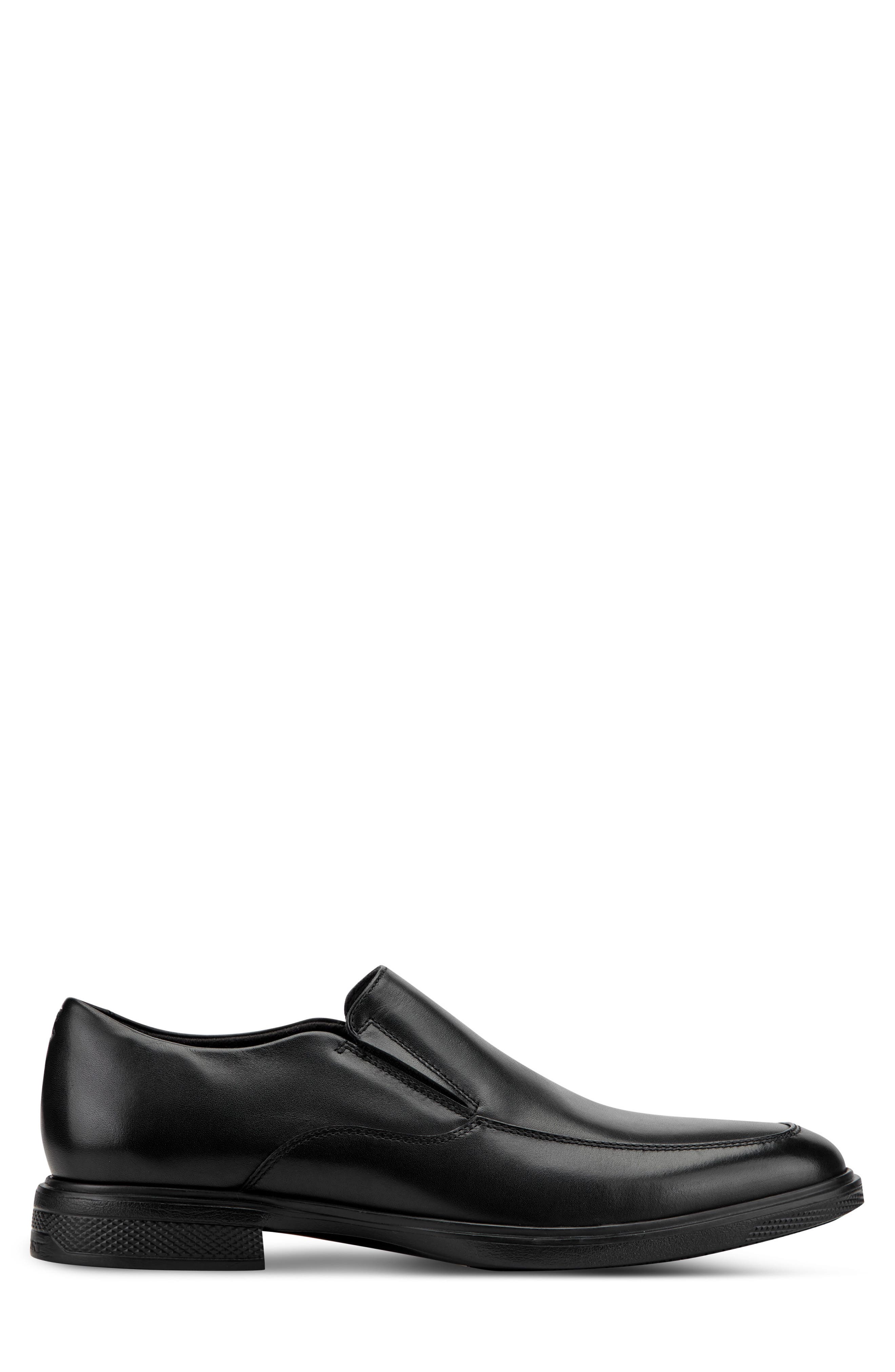 Rockport Keefer Loafer, Alternate, color, Black Leather