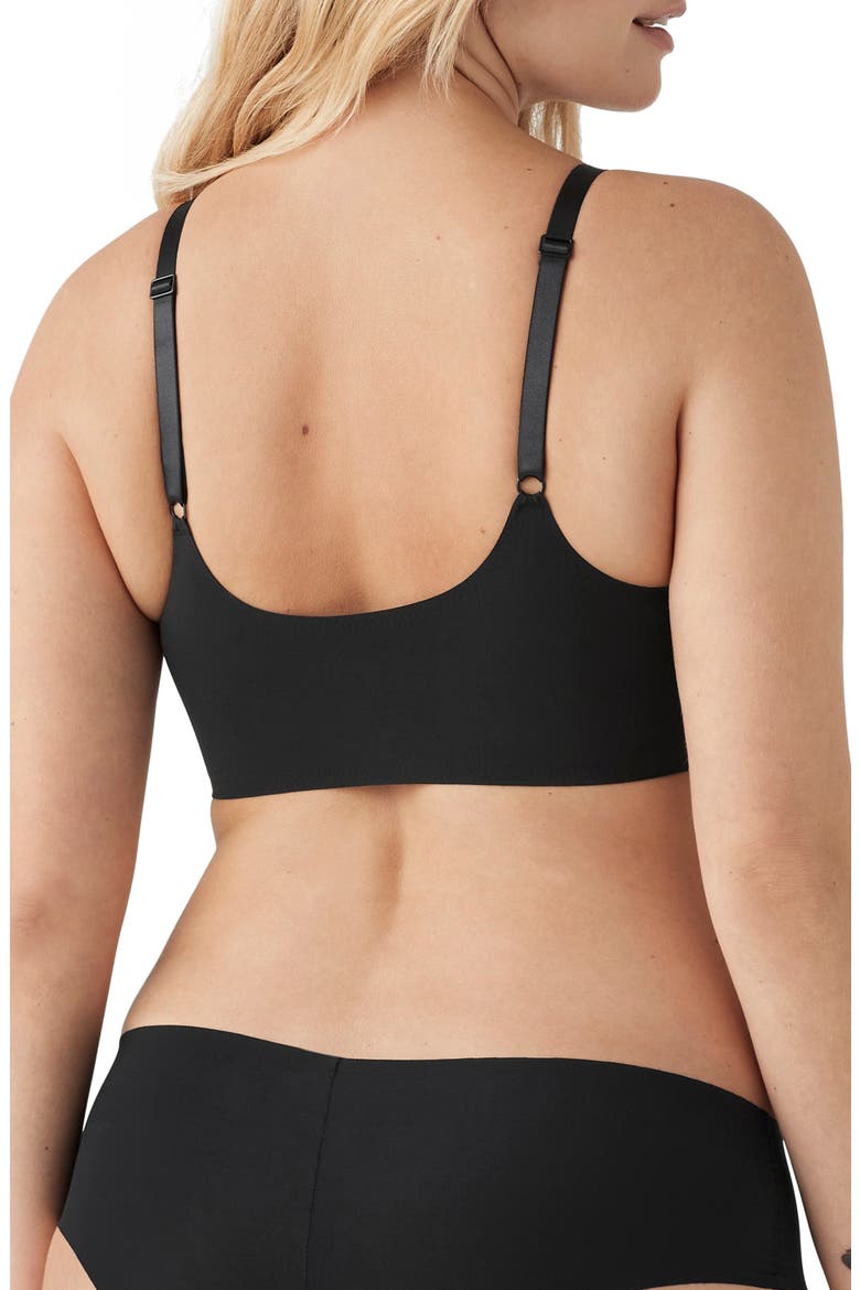 True Body Boost Scoop Neck Bralette, Alternate, color, BLACK