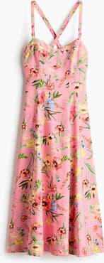 H&M Flared Linen-blend Dress