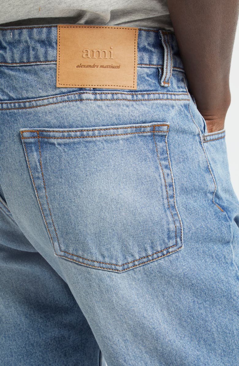 AMI PARIS Classic Fit Jeans, Alternate, color, Used Blue/480