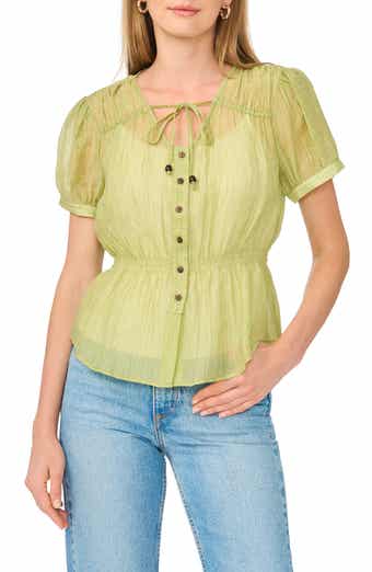 V-Neck Short Sleeve Top