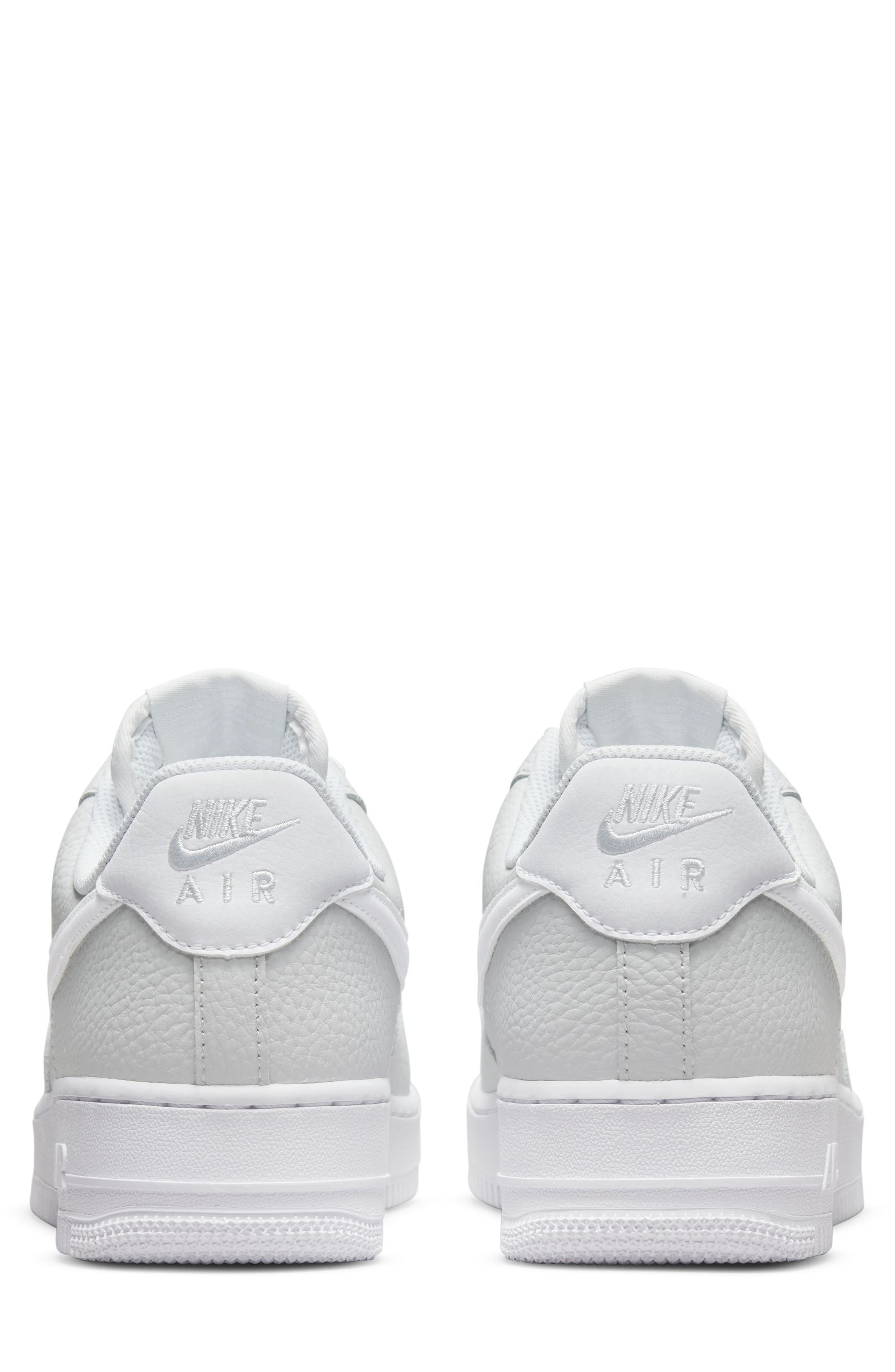 Air Force 1 '07 Basketball Sneaker, Alternate, color, PLATINUM/ WHITE/ WHITE