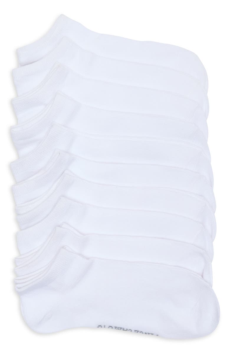 Vince Camuto 10-Pack Missy Basic Solid Socks, Main, color, 