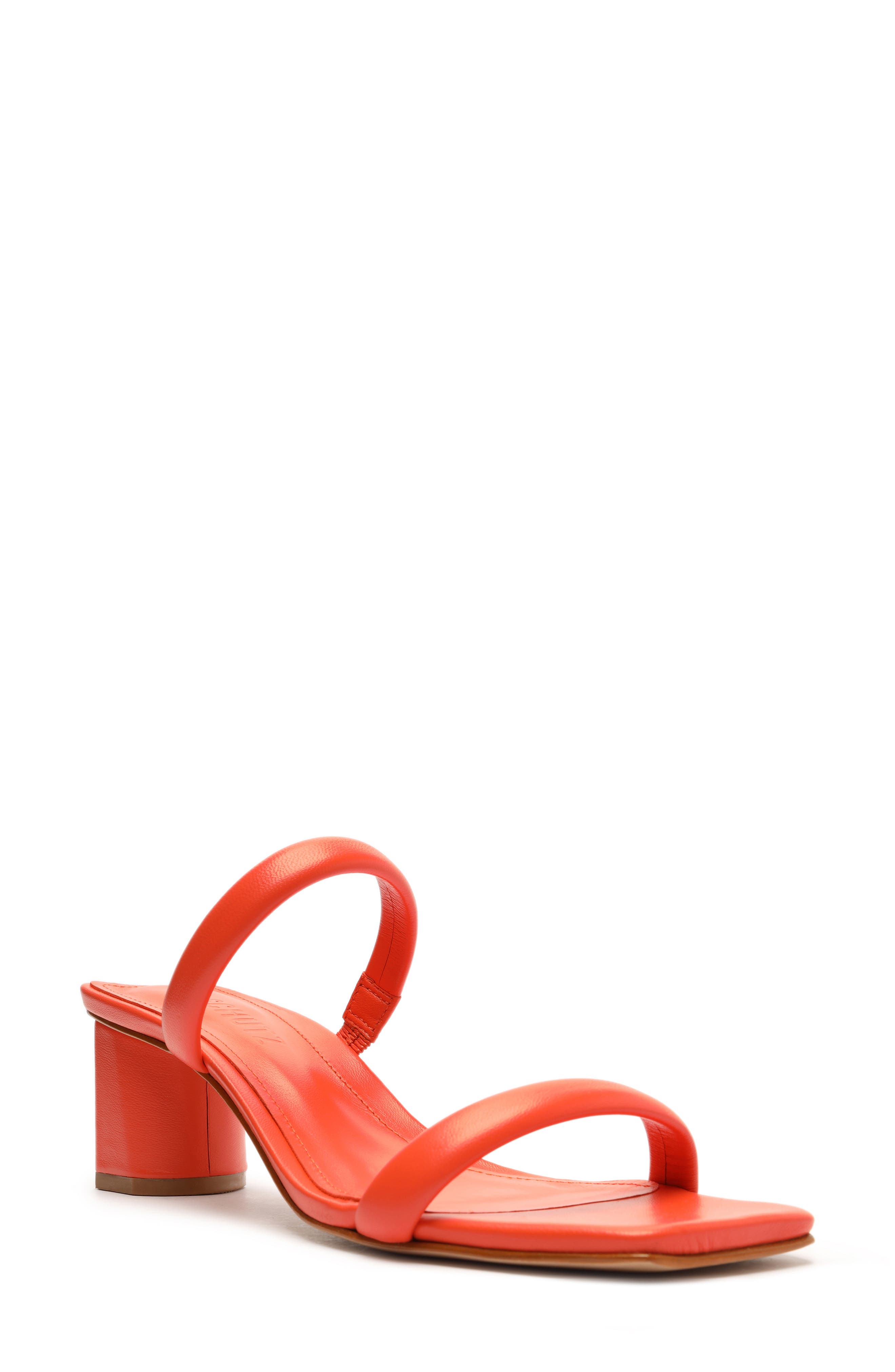 Ully Block Heel Sandal, Main, color, CORAL