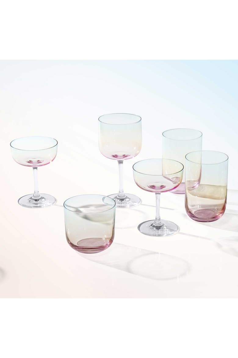 Like Pearl Wine / Water Glass Pair, Alternate, color, None