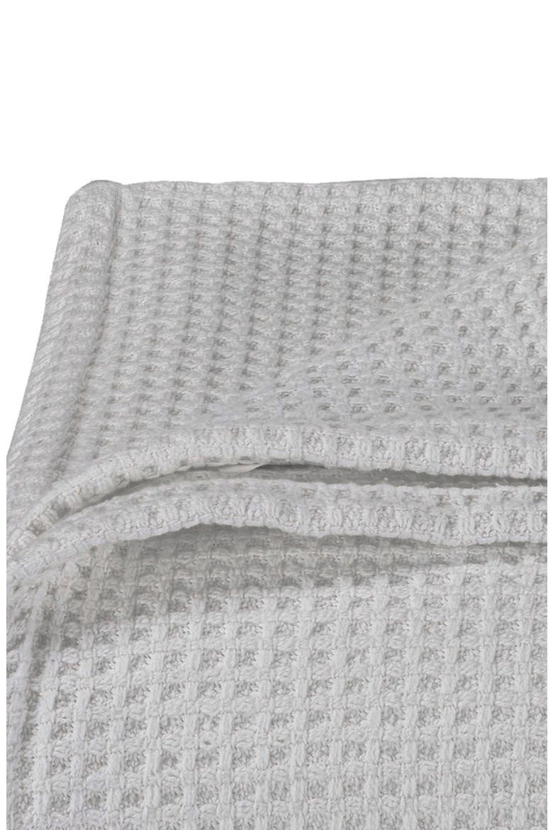 Waffle Weave Cotton Blanket, Alternate, color, PALE GREY