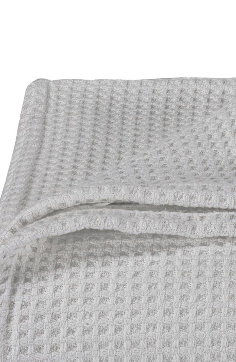 Vera Wang Waffle Weave Cotton Blanket, Alternate, color, Pale Grey