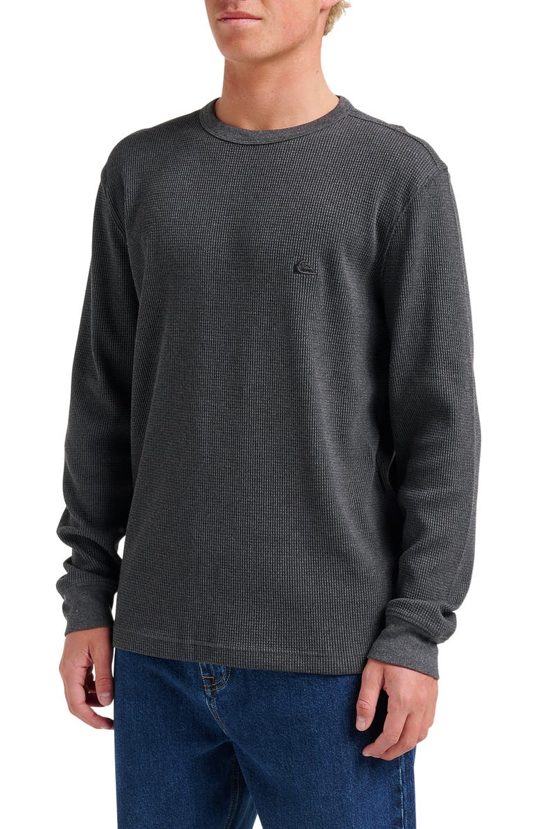Quiksilver Nelson Long Sleeve Thermal Cotton Blend Pullover, Alternate, color, 