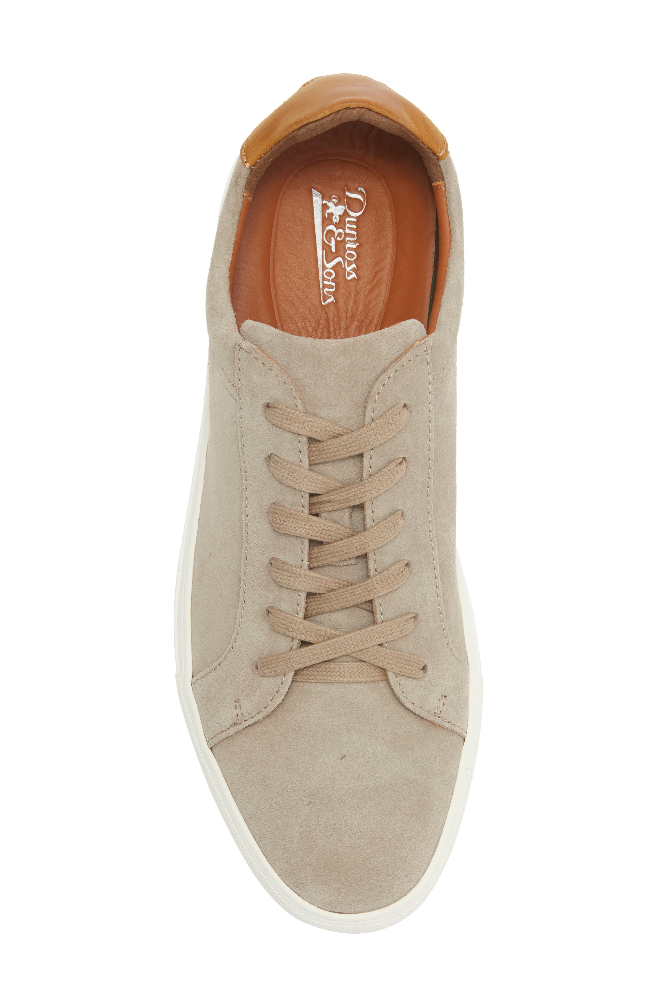 Leather Sneaker, Alternate, color, TAUPE