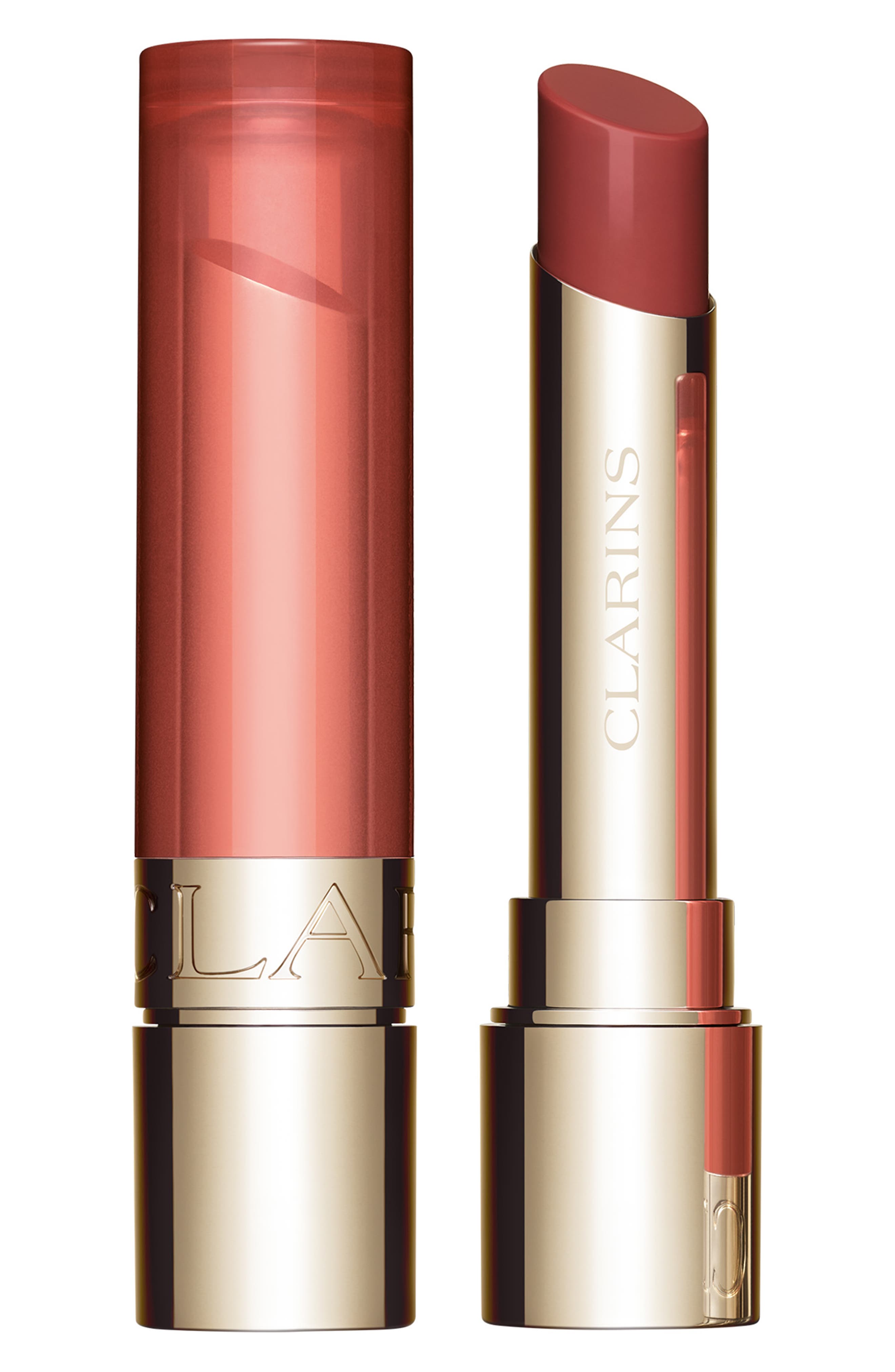 Clarins Hydrating Peptide & Plumping Lip Oil Balm in Lychee 