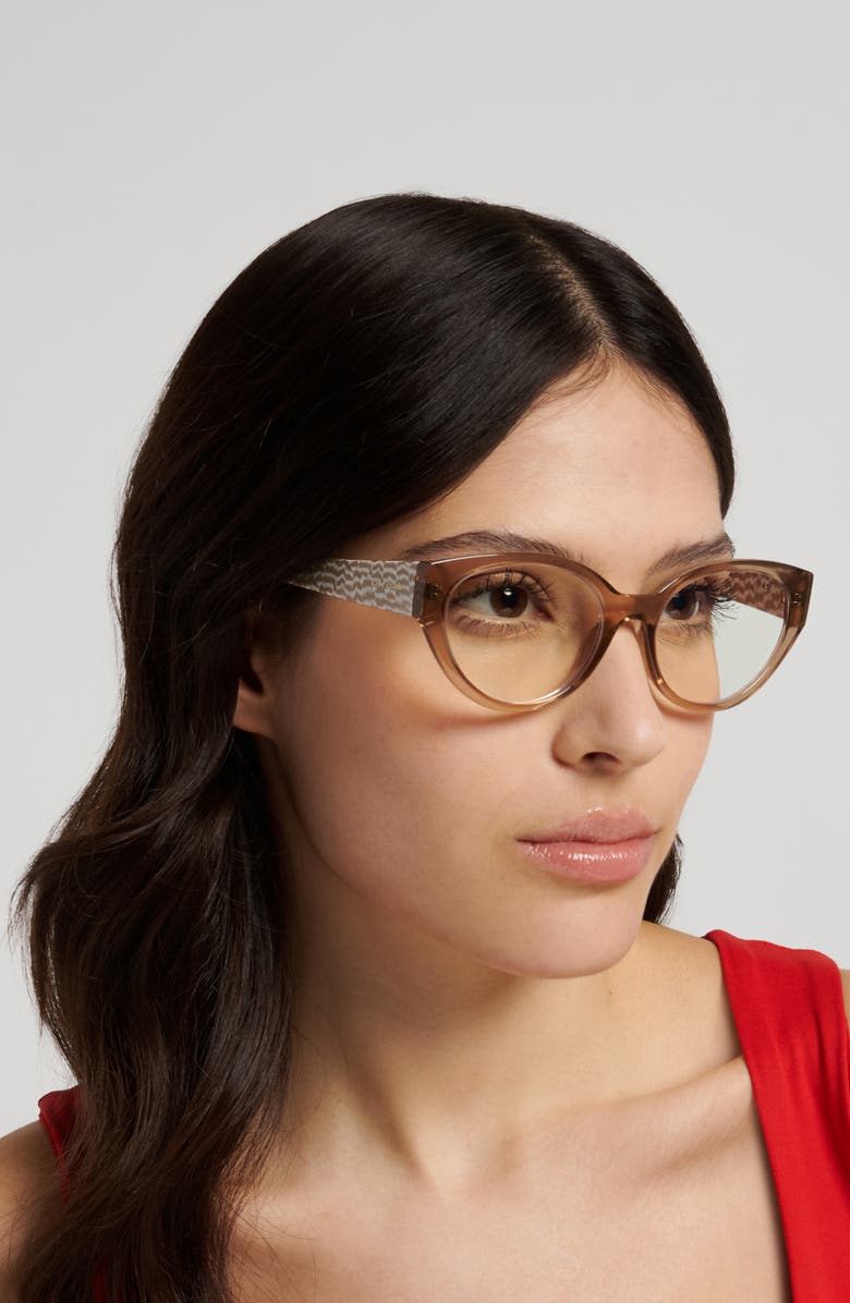 Kate Spade New York Caia 53mm Reading Glasses, Alternate, color,
