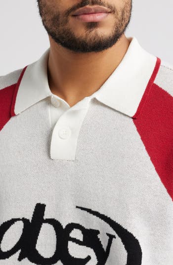 Soccer Long Sleeve Cotton Polo Sweater