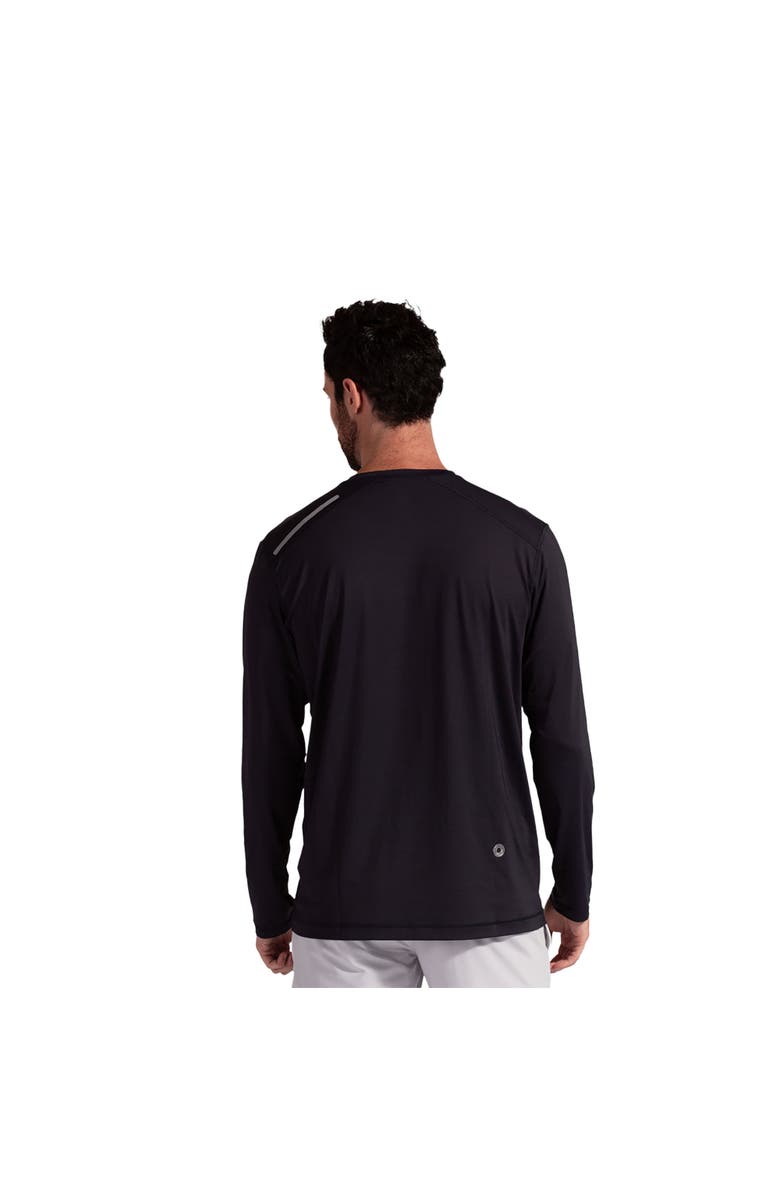 BloqUV Men's Long Sleeve Jet Tee, Alternate, color, Black