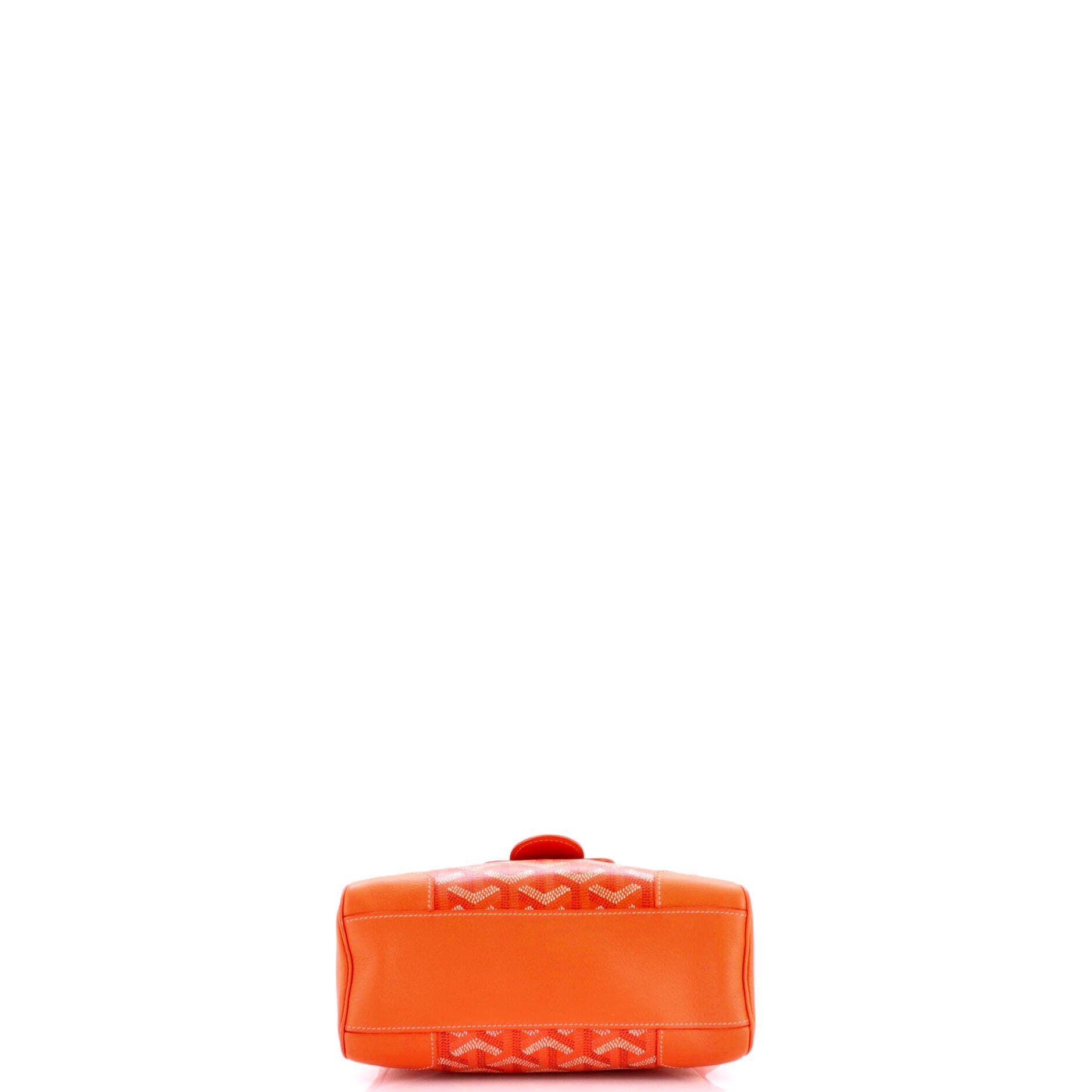 Saigon Top Handle Bag Coated Canvas with Leather Mini, Alternate, color, Orange
