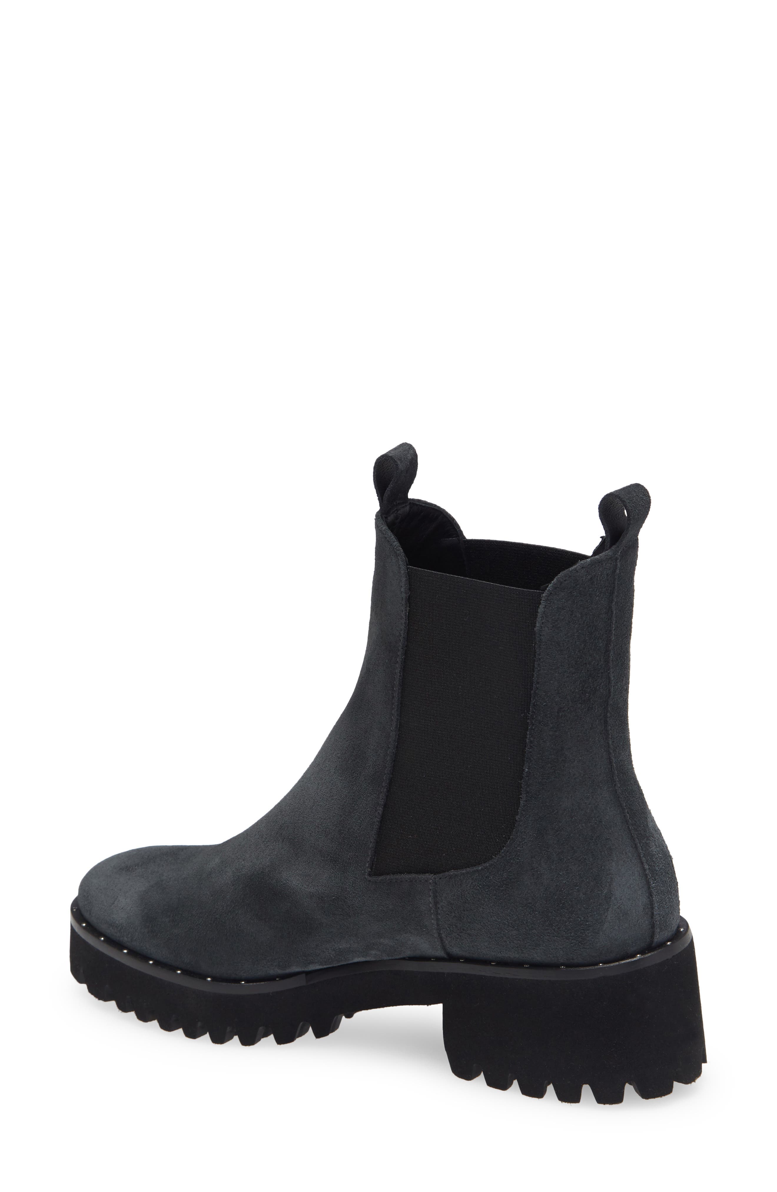 Frēda Salvador Brooke Waterproof Chelsea Boot, Alternate, color, CHROME SUEDE