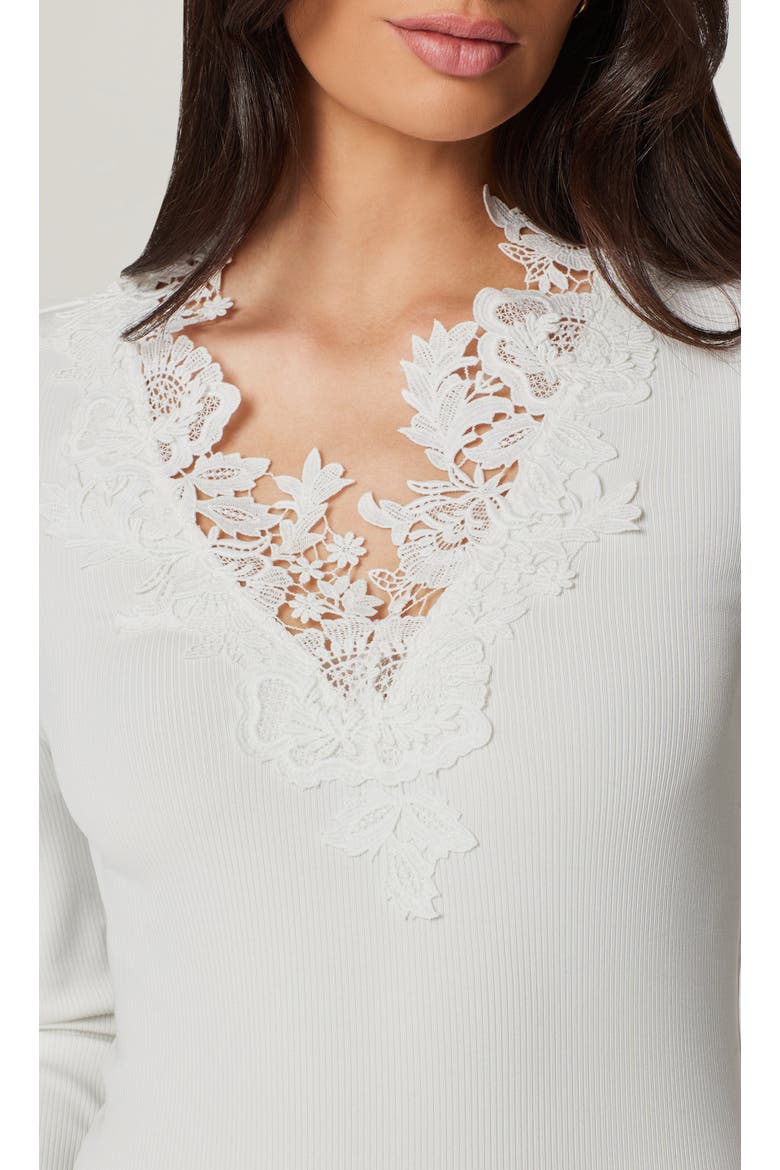 Piper Lace Combo Top, Alternate, color, white