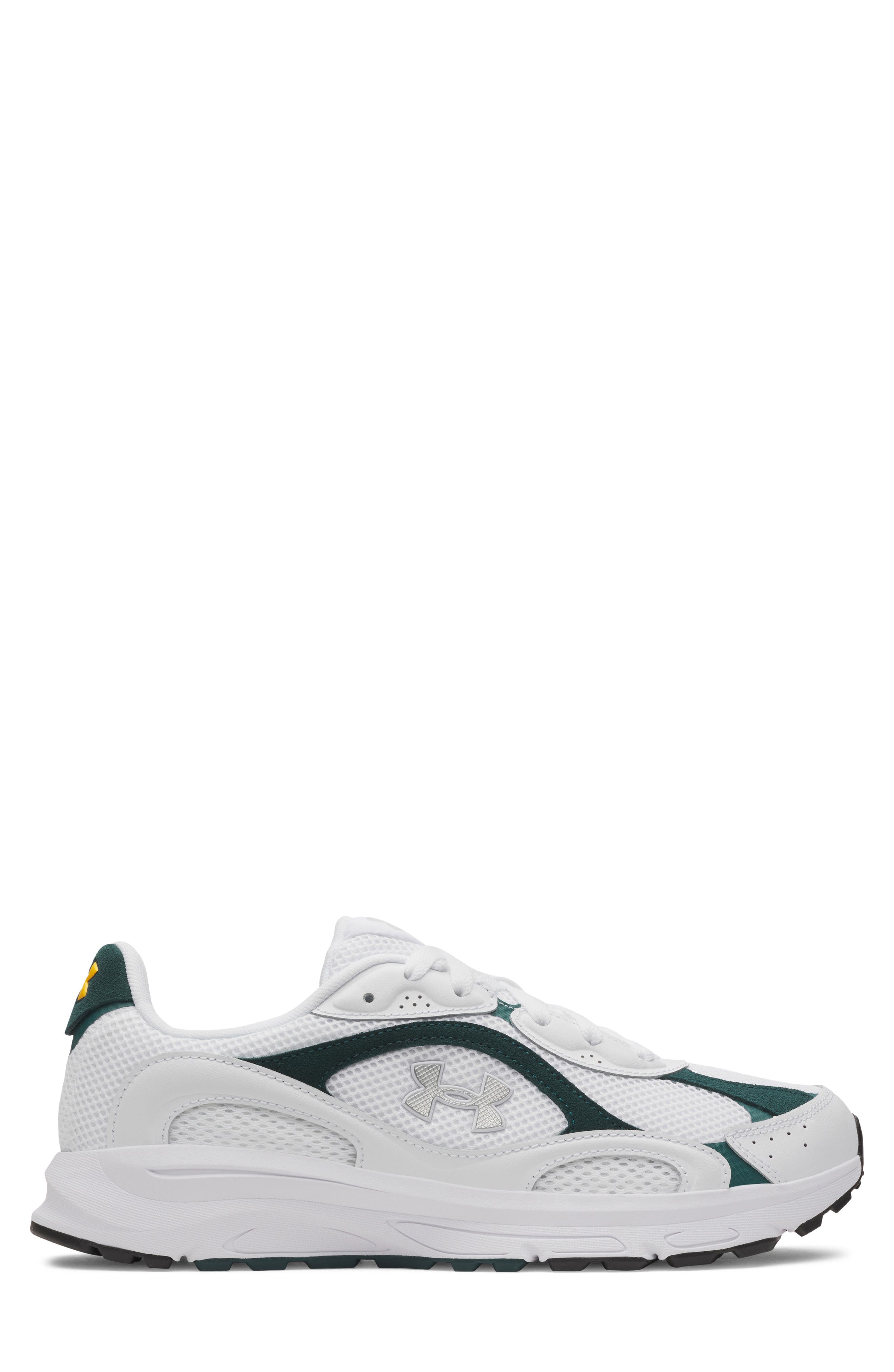 UA Tech Runner Sneaker, Alternate, color, WHITE/ ARDEN GREEN/ SILVER