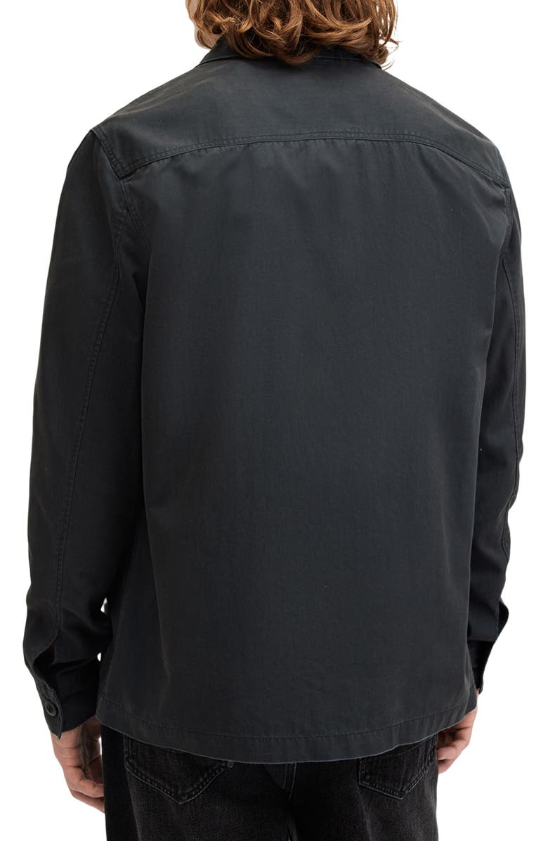 AllSaints Sanpha Button-Up Overshirt, Alternate, color, 