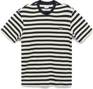 MANGO Regular Fit Stripe Cotton T-Shirt