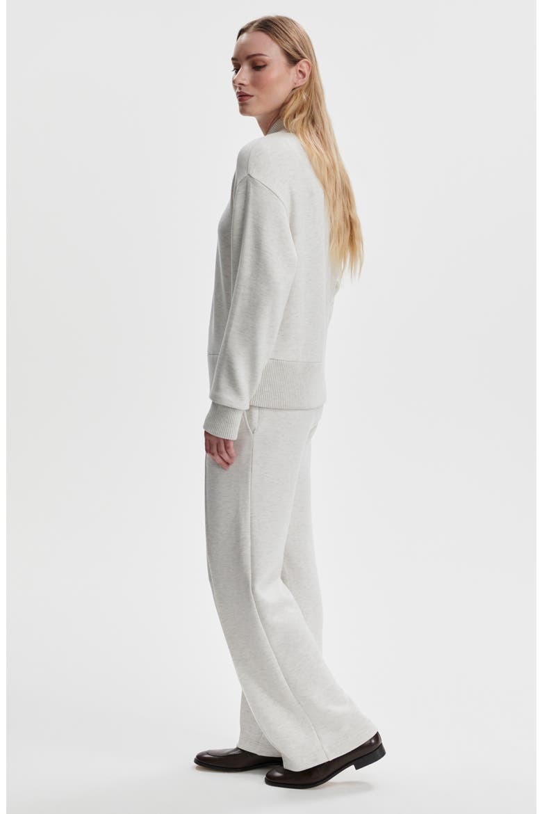 Sally Half Zip Sweatshirt, Alternate, color, IVORY MARL