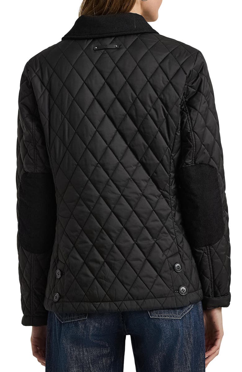 Lauren Ralph Lauren Quilted Corduroy Contrast Jacket, Alternate, color, 