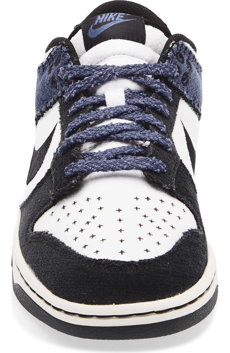 Nike Dunk Low Basketball Sneaker, Alternate, color, White/ Off Noir