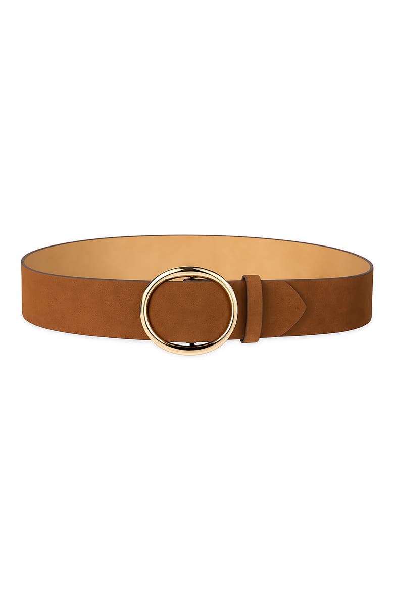 Suede Belt, Main, color, TAN SUEDE