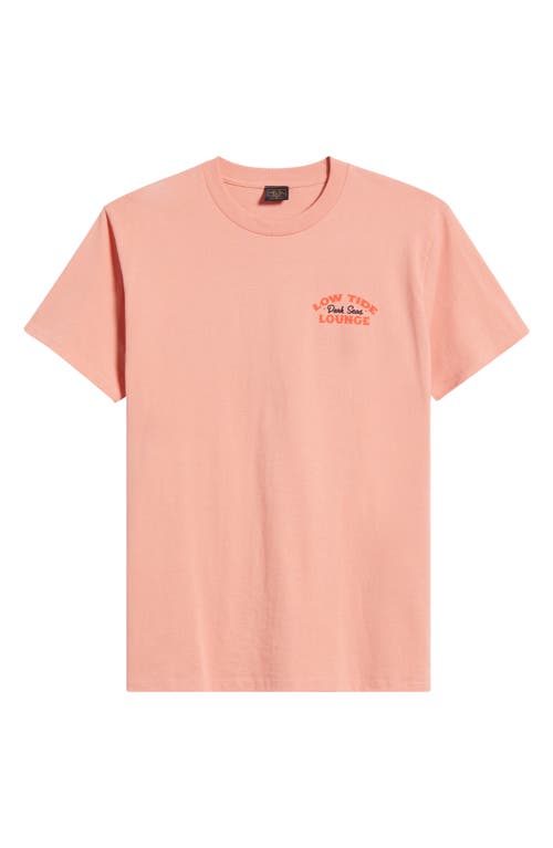 Dark Seas Bar Stool Cotton Graphic T-shirt In Orange