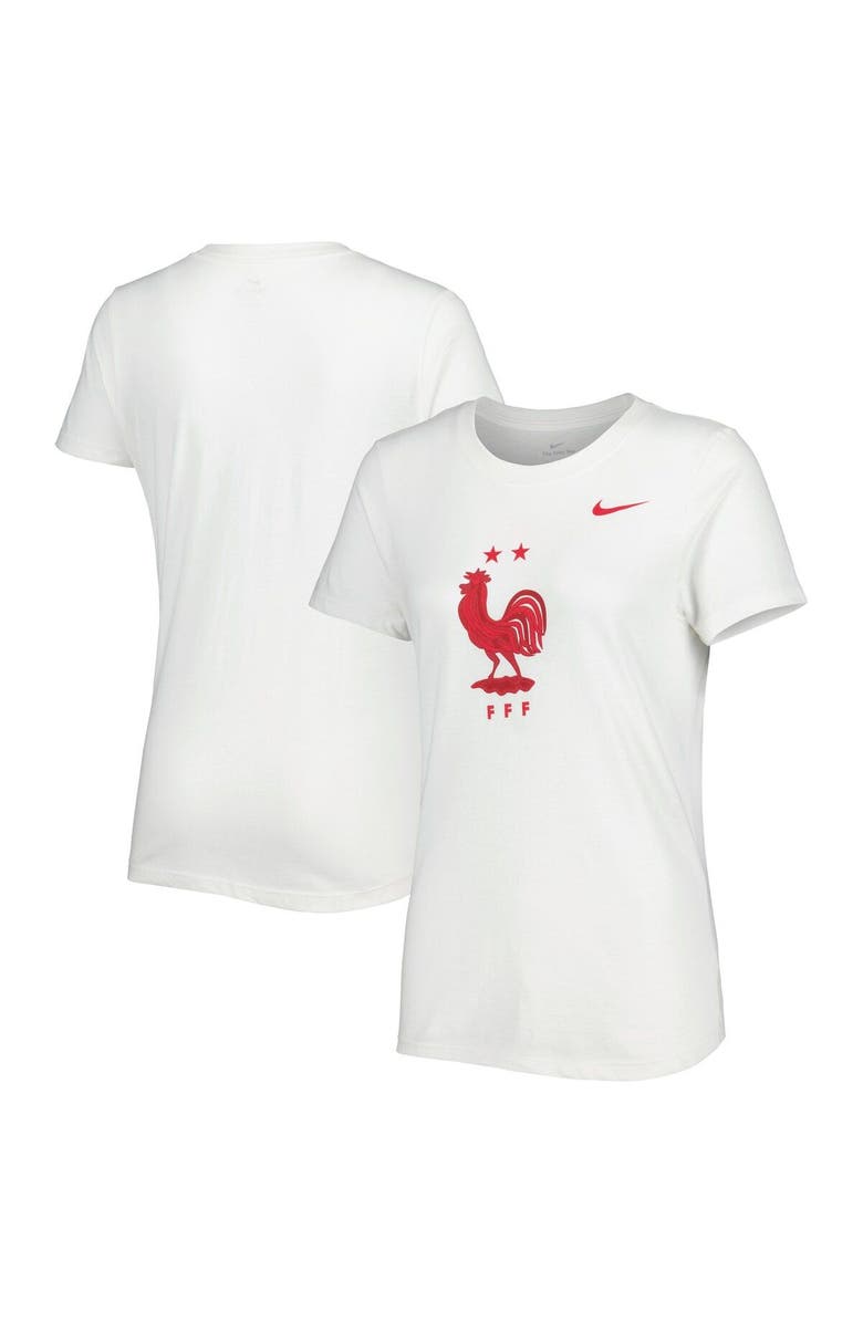 Nike Women's Nike White France National Team Club Crest T-Shirt, Main, color, 