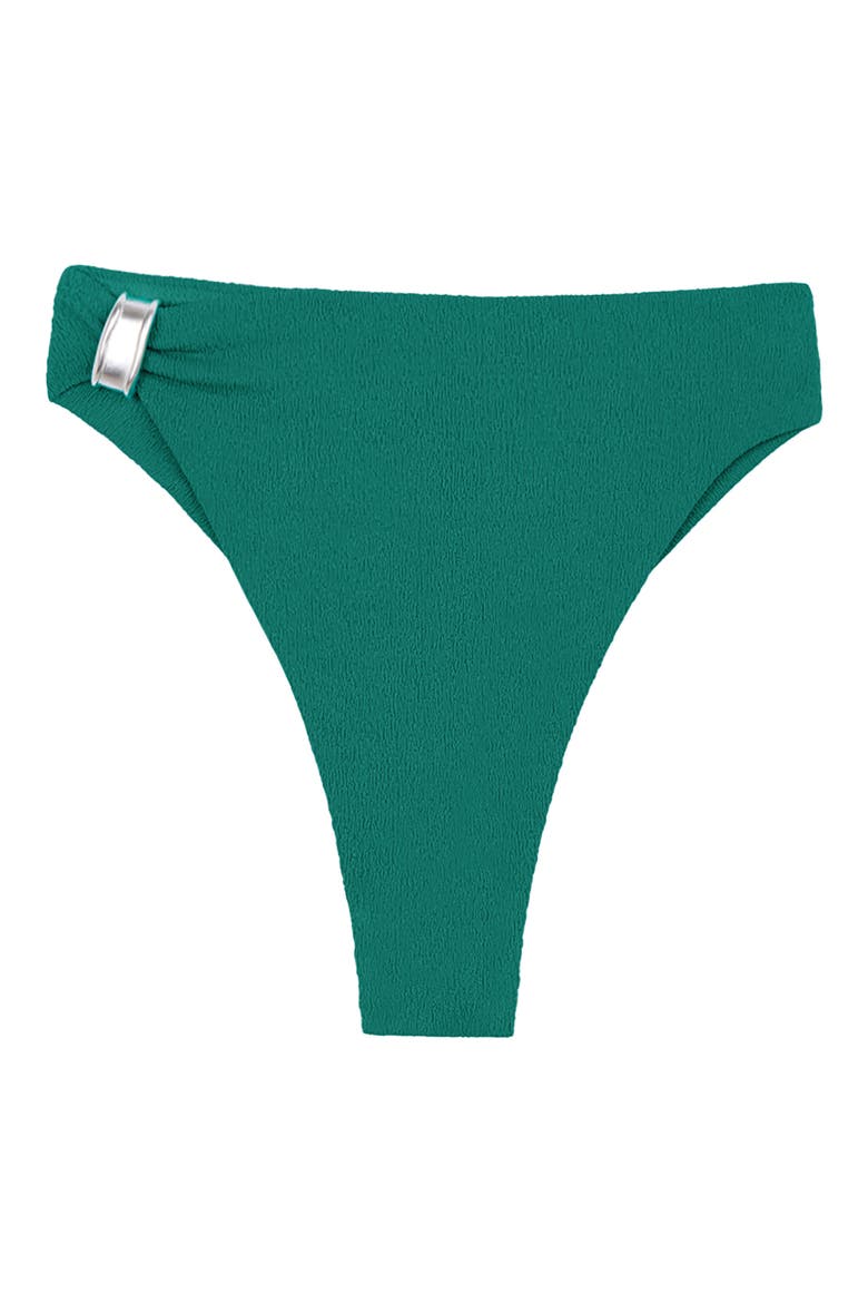 Firenze Sunny High Waist Bikini Bottoms, Alternate, color, GREEN