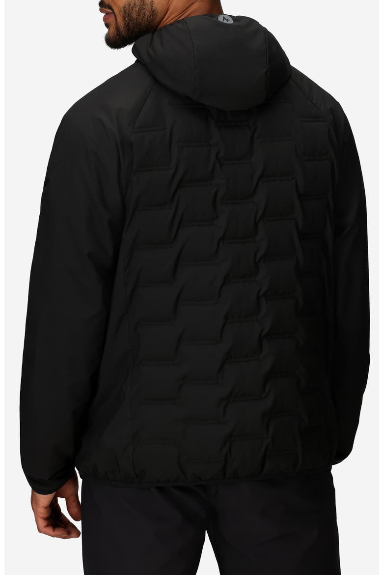 WarmCube Active Aerothermal Down Hoodie, Alternate, color, BLACK