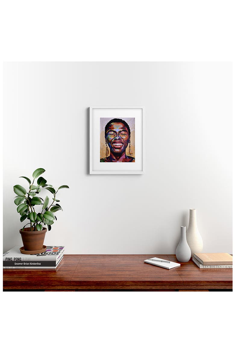 Celebrate Life Framed Art Print, Alternate, color, WHITE FRAME