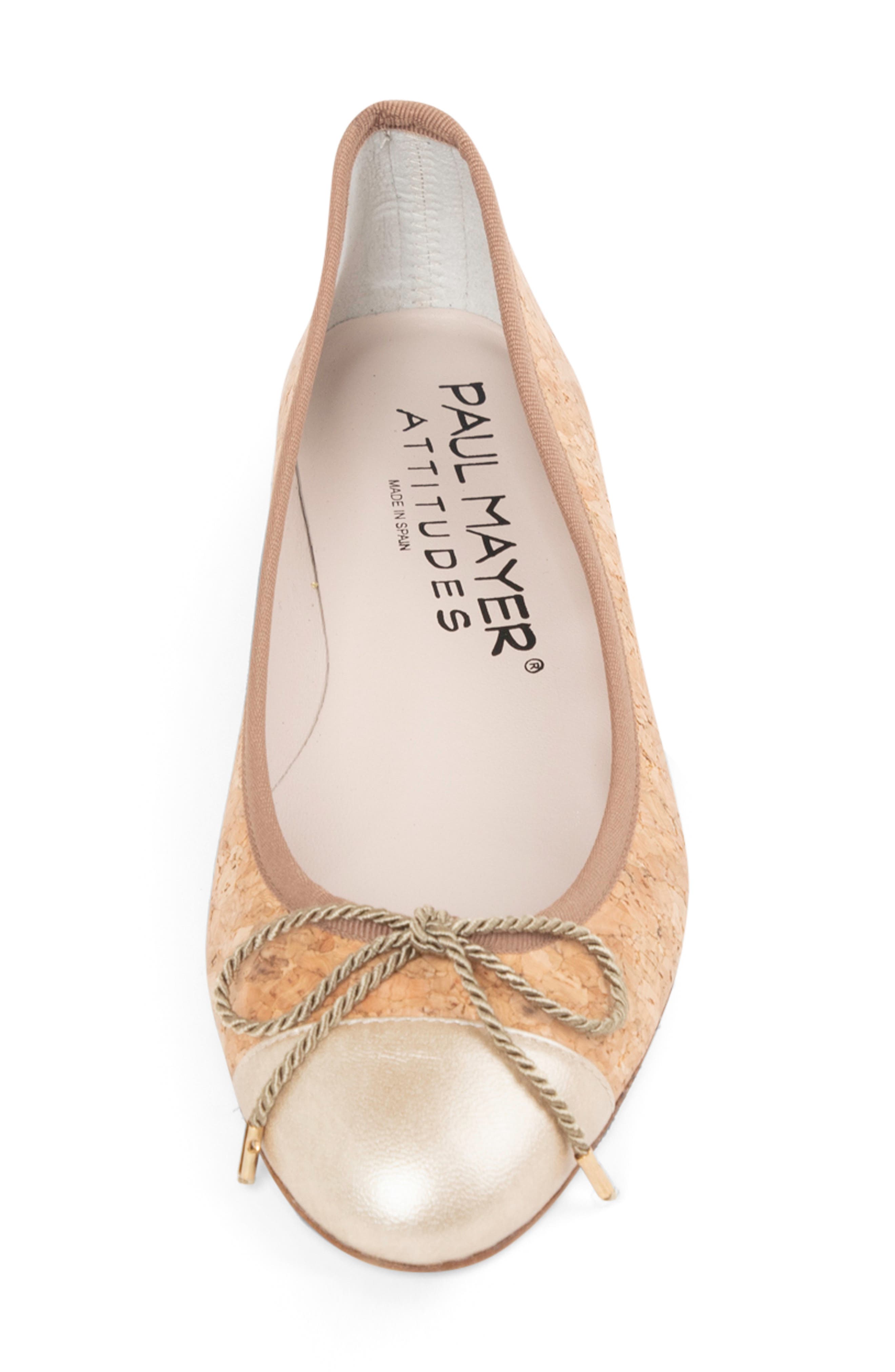 PAUL MAYER Love Ballet Flat, Alternate, color, Ceramic/ Cork