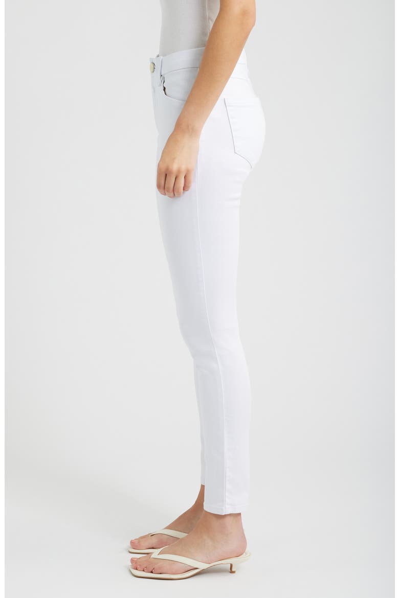Better Butter Mid Rise Skinny Jeans, Alternate, color, WHITE