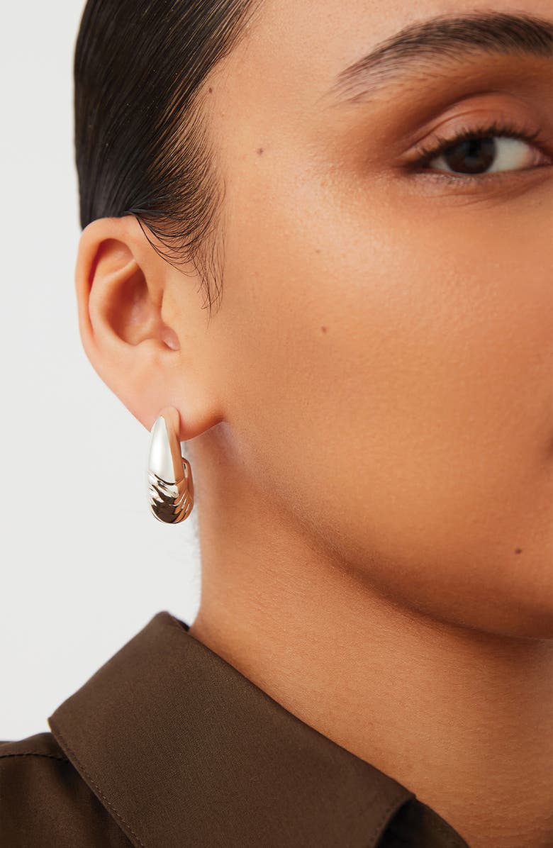 JENNY BIRD Nelle Slim Hoop Earrings, Alternate, color, High Polish Gold