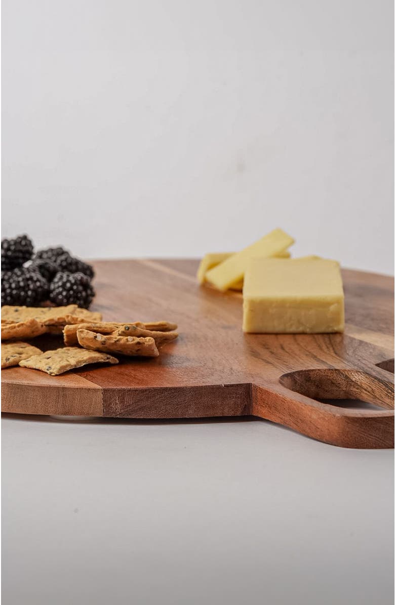 Verve Culture Acacia Circle Serving Board, Alternate, color, Brown