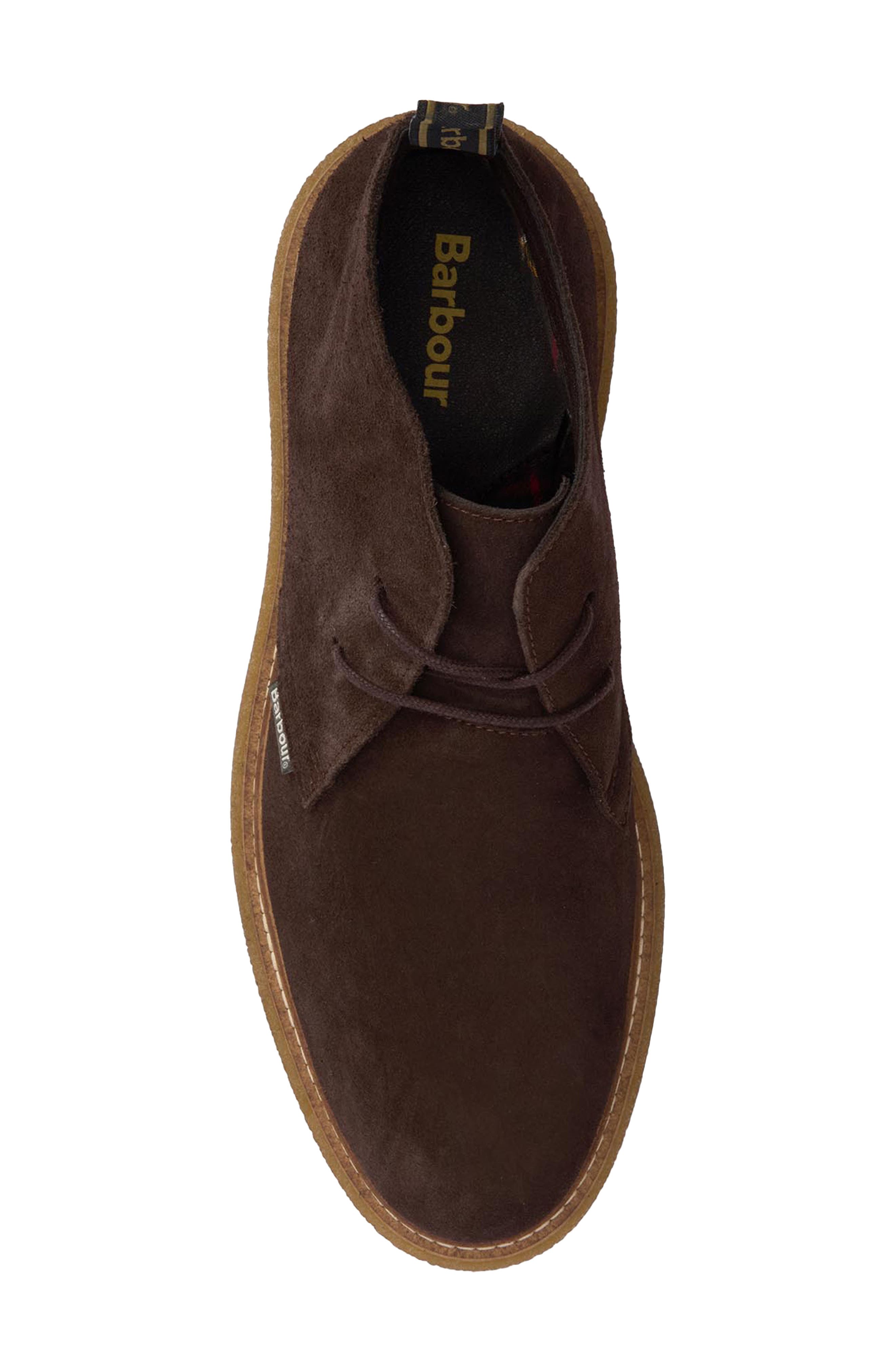 Barbour Blaine Chukka Boot, Alternate, color, Chocolate Suede