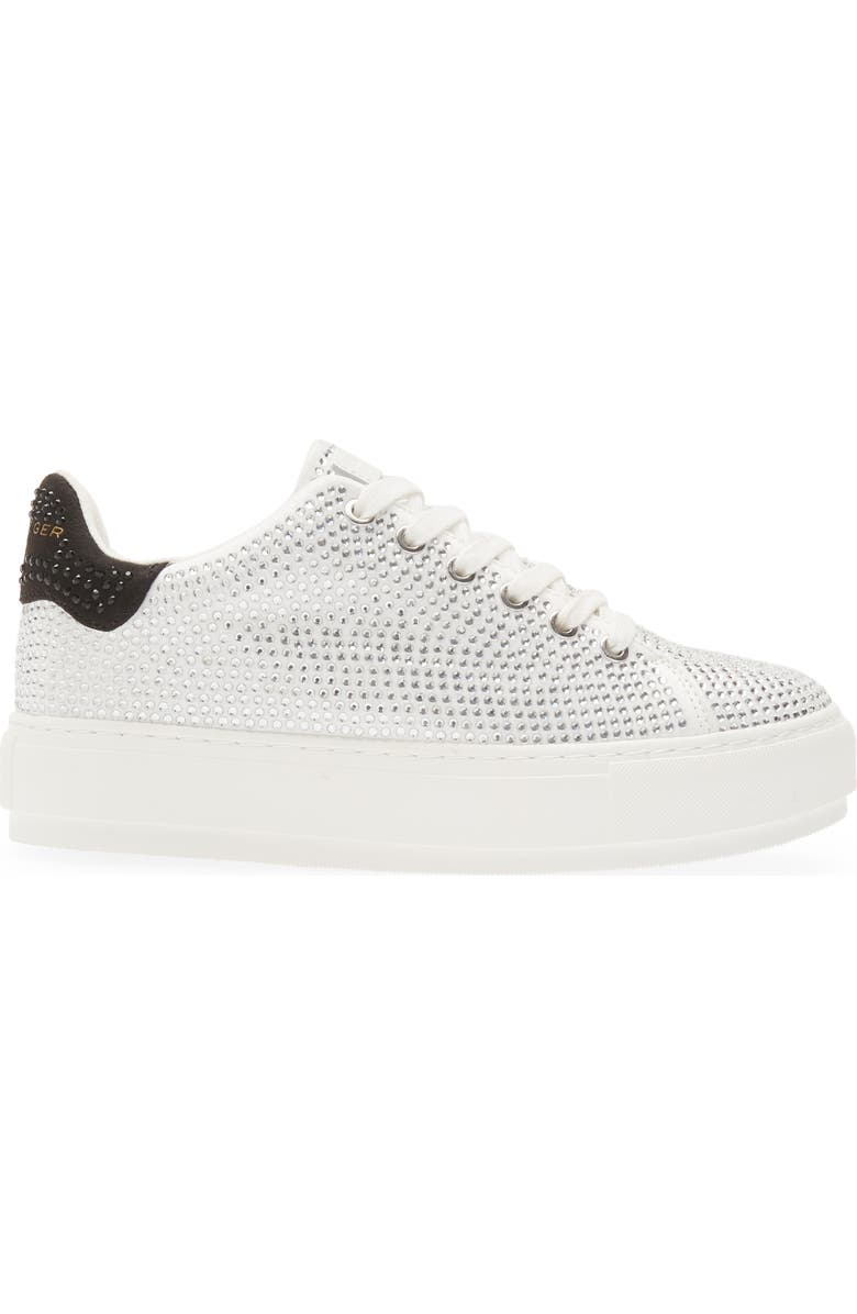 Kurt Geiger London Laney Crystal Platform Sneaker, Alternate, color, White