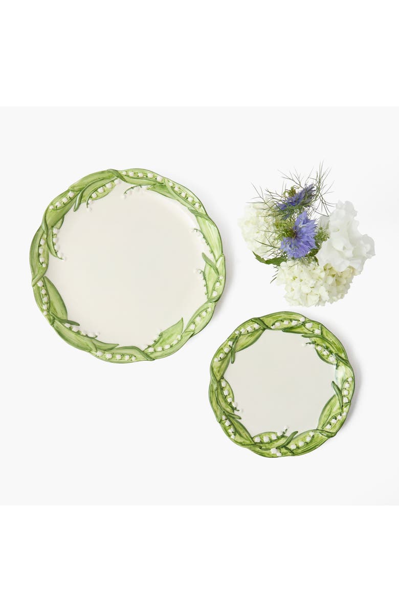 Mrs. Alice Lily of the Valley Starter Plate, Main, color, Green