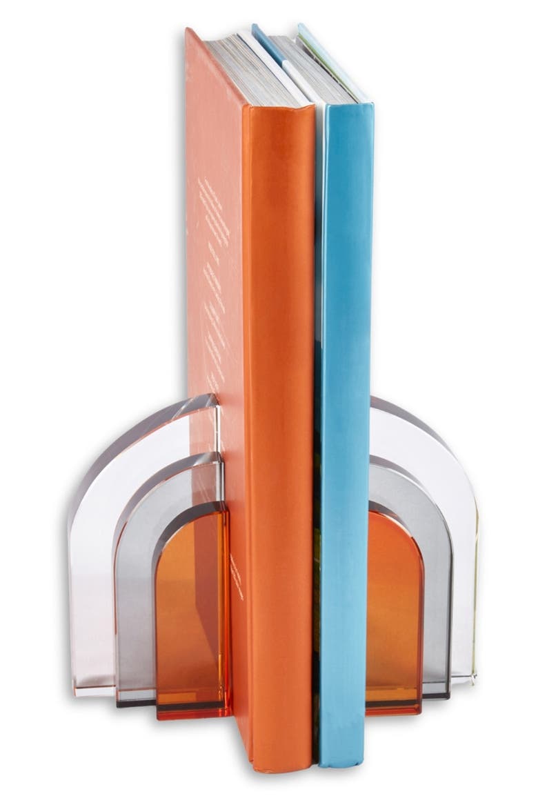 Archer Crystal Bookends, Alternate, color, MULTI COLOR ORANGE