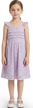 Hayden Girls Kids' Floral Lace Sundress