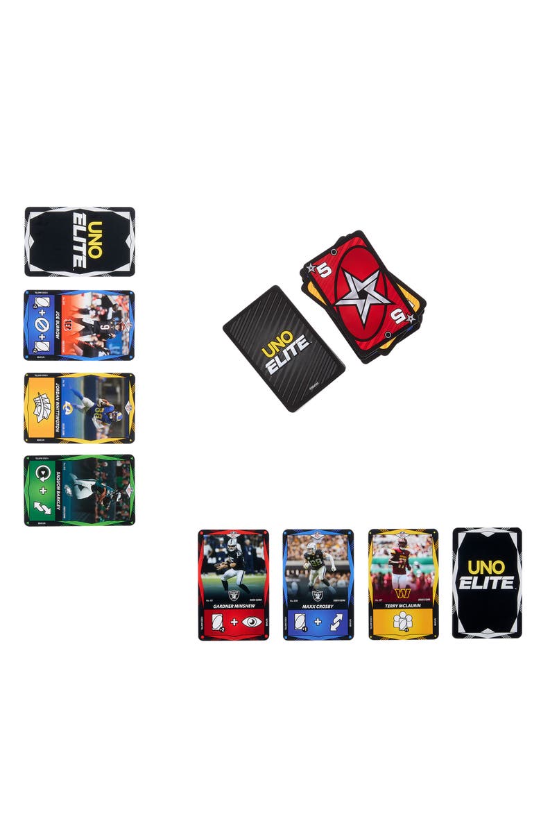 UNO Elite NFL 2025 Core Edition Card Game, Alternate, color, 