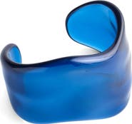 Madewell Resin Chunky Wavy Cuff Bracelet