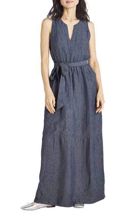 Stella Linen Maxi Dress