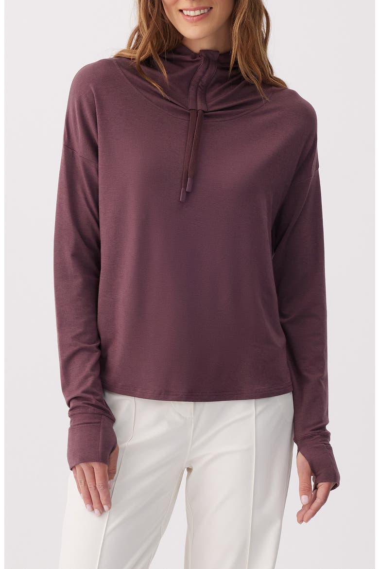 Dynamic Hoodie, Main, color, MULBERRY