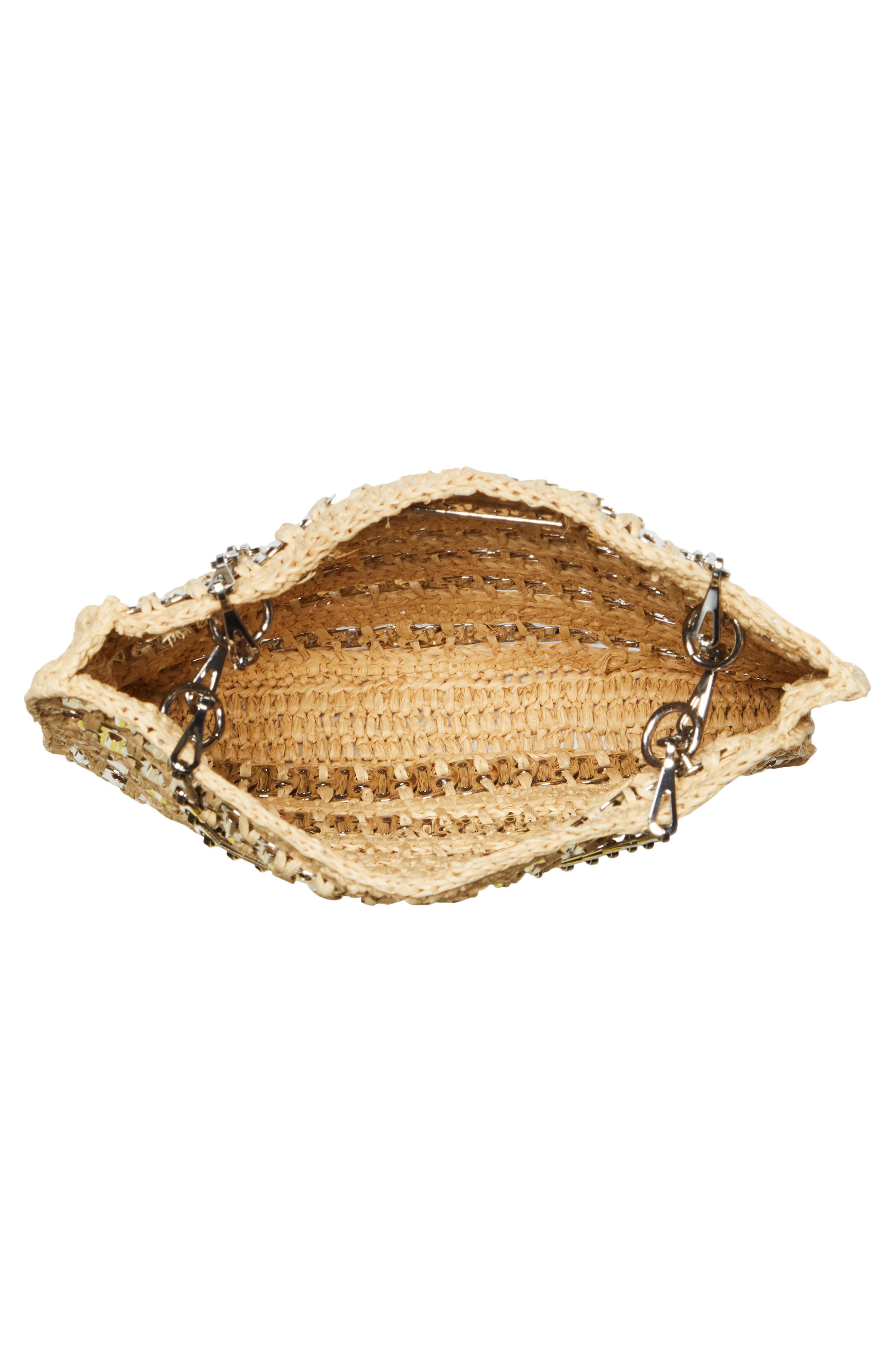 Rabanne paco rabanne 1969 Raffia Tote, Alternate, color, 