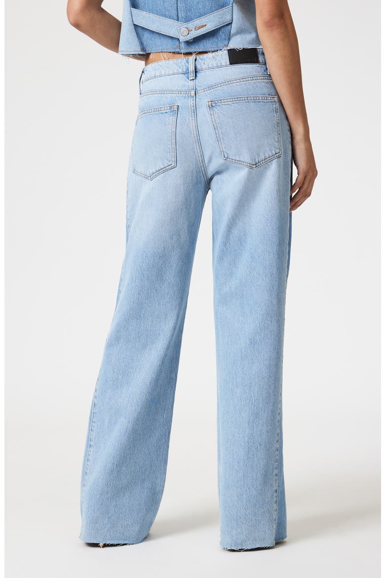 Malibu Wide Leg Jeans, Alternate, color, BLOCKING DENIM