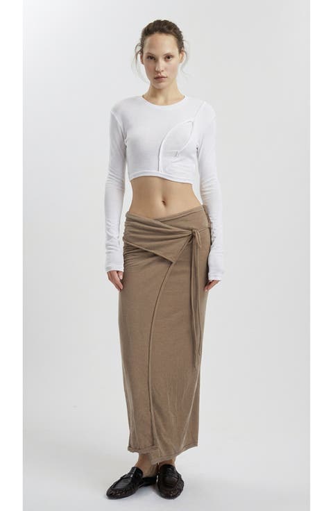 Pepper Long Sleeves Crop Top