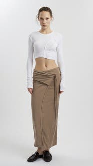 Mother of All Pepper Long Sleeves Crop Top