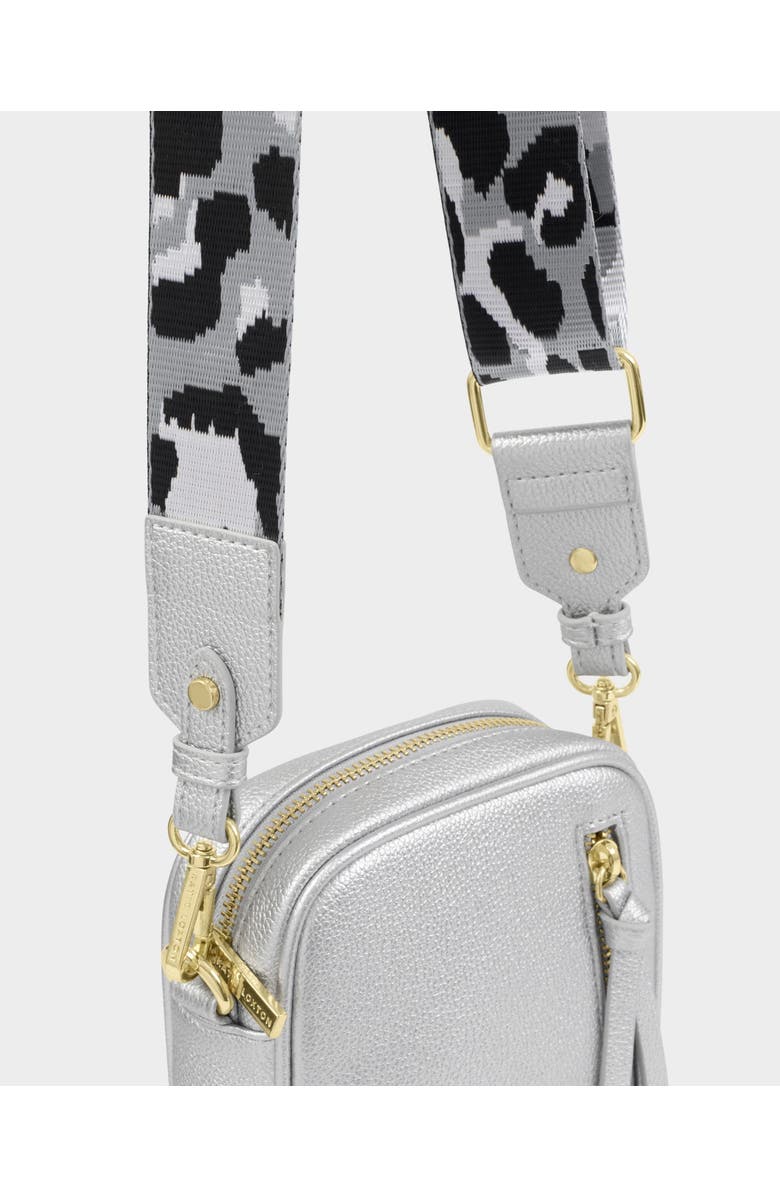 Katie Loxton Hallie Small Crossbody Bag in Silver, Alternate, color, Silver